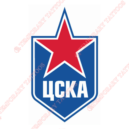 CSKA Moscow Customize Temporary Tattoos Stickers NO.7207
